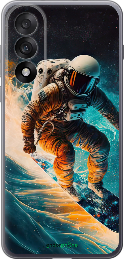 Силиконовый чехол Сноубордист для OnePlus Nord 5 5G - 5604u-4133 изображение 