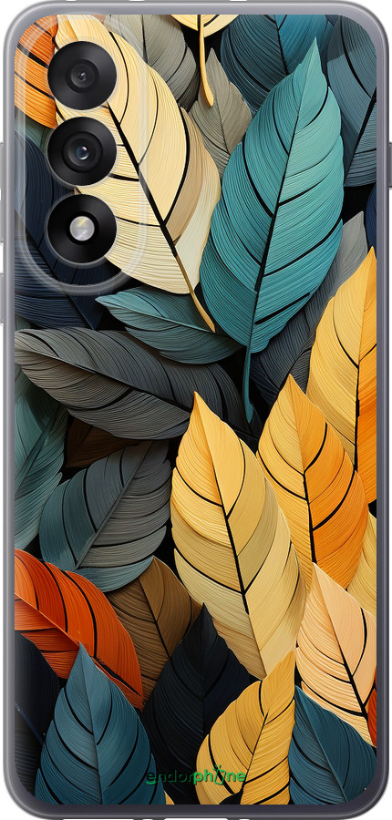 Силиконовый чехол Кольорове листя для OnePlus Nord 5 5G - 5644u-4133 изображение 