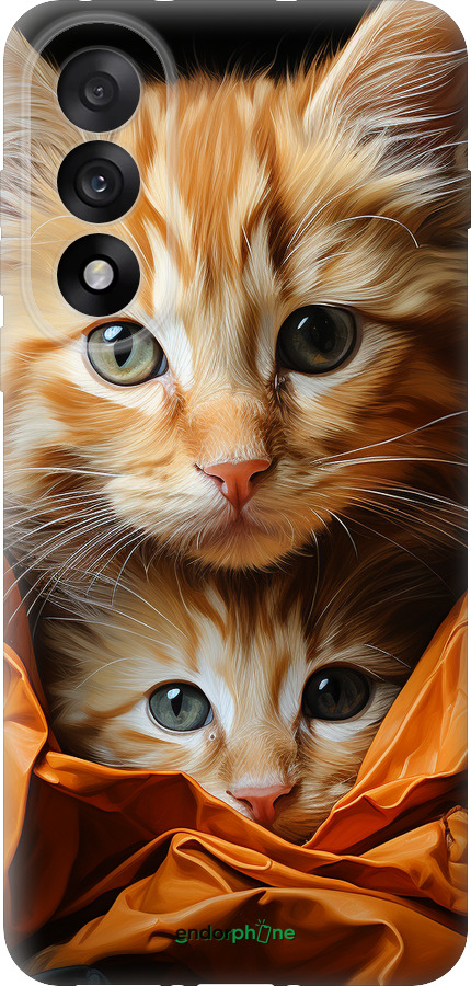 Силиконовый чехол Котики 2 для OnePlus Nord 5 5G - 5664u-4133 изображение 