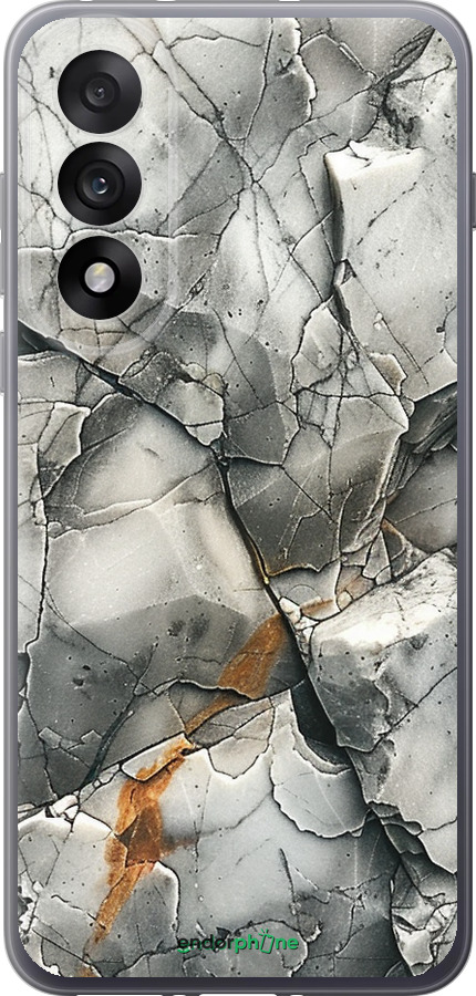 Силиконовый чехол Серый мрамор для OnePlus Nord 5 5G - 6041u-4133 изображение 