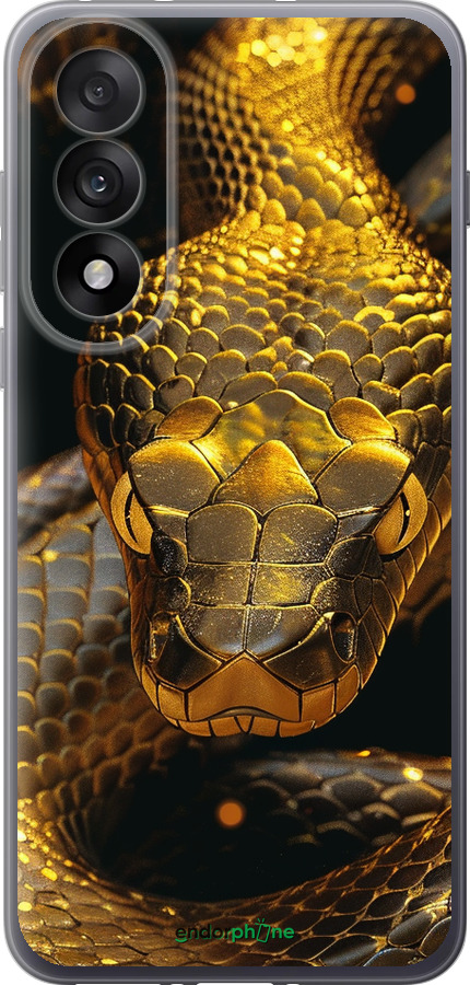 Силиконовый чехол Golden snake для OnePlus Nord 5 5G - 6072u-4133 изображение 
