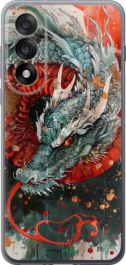 Силиконовый чехол Стихия огня для OnePlus Nord 5 5G - 6101u-4133 изображение 