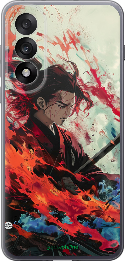 Силиконовый чехол Битва стихий для OnePlus Nord 5 5G - 6110u-4133 изображение 