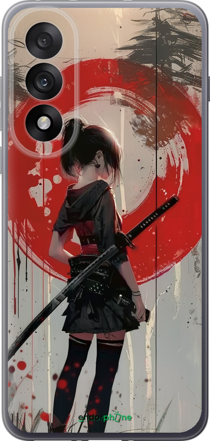 Силиконовый чехол Сумерки воина: Танец с катаной для OnePlus Nord 5 5G - 6123u-4133 изображение 