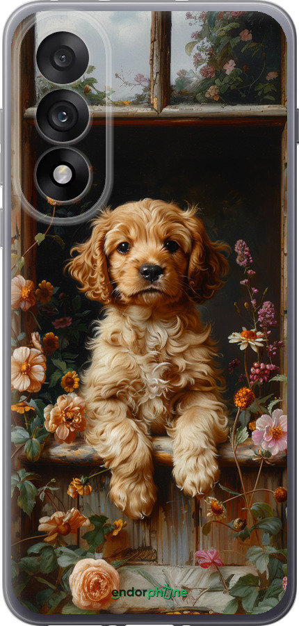 Силиконовый чехол Щенок cocker spaniel для OnePlus Nord 5 5G - 6136u-4133 изображение 