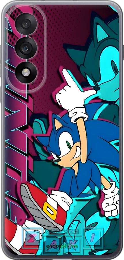 Силиконовый чехол Соник для OnePlus Nord 5 5G - 6284u-4133 изображение 