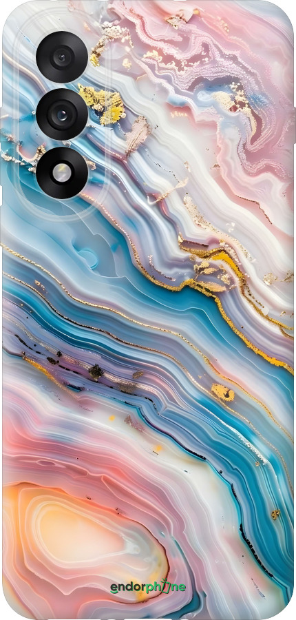 Силиконовый чехол Мрамор красивый для OnePlus Nord 5 5G - 6376u-4133 изображение 