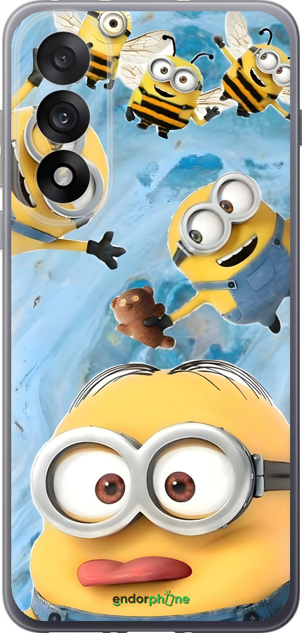 Силиконовый чехол Миньоны для OnePlus Nord 5 5G - 6386u-4133 изображение 