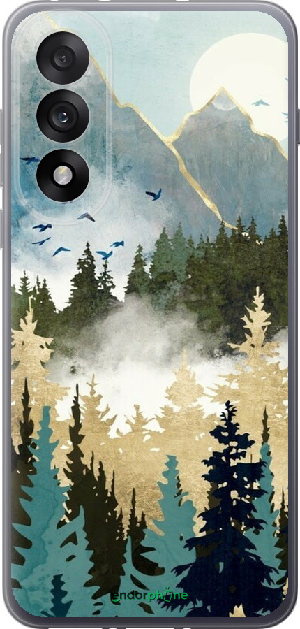 Силіконовий чехол Із зображенням лісового пейзажу для OnePlus Nord 5 5G - 6548u-4133 изображение 