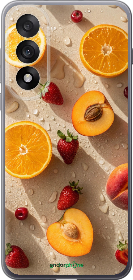 Силиконовый чехол Фрукты 3 для OnePlus Nord 5 5G - 6703u-4133 изображение 