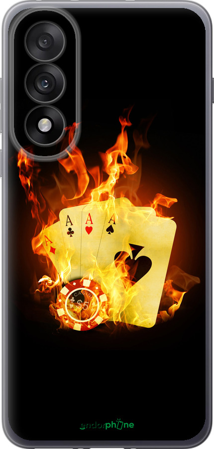 Силиконовый чехол Горящие карты для OnePlus Nord 5 5G - 839u-4133 изображение 