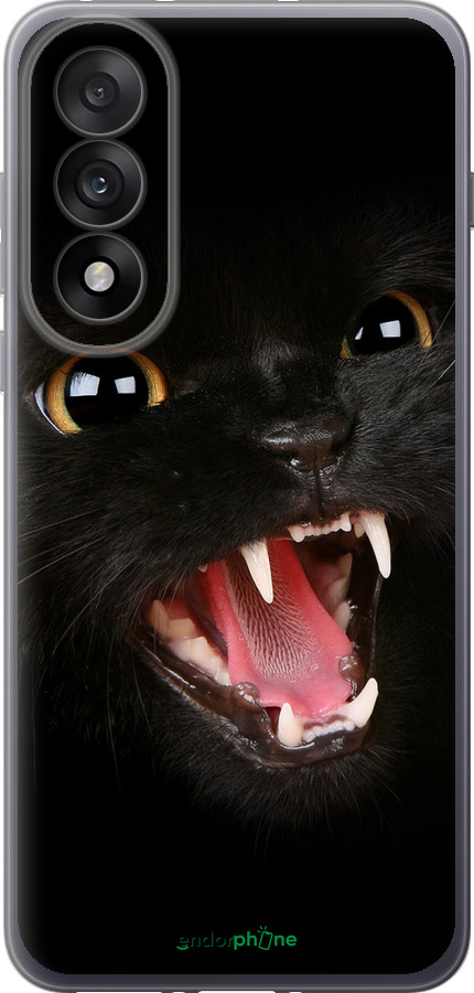 Силиконовый чехол Чёрная кошка для OnePlus Nord 5 5G - 932u-4133 изображение 