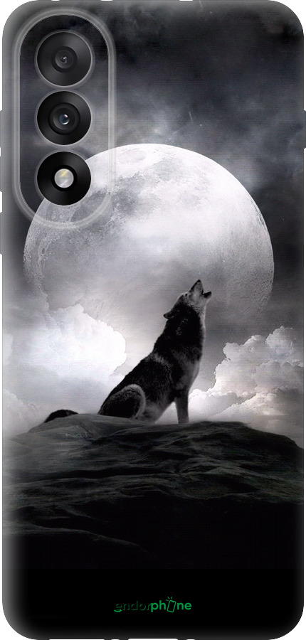 Силиконовый чехол Воющий волк для OnePlus Nord 5 5G - 934u-4133 изображение 