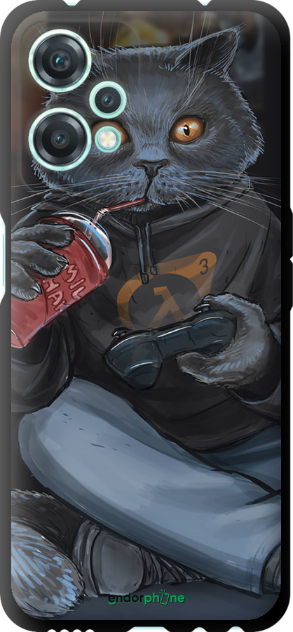 TPU чехол gamer cat для OnePlus Nord CE 2 Lite - 4140b-2684 изображение 