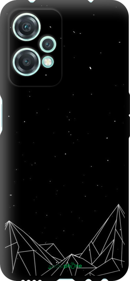 TPU чехол Чорно білі абстрактні гори для OnePlus Nord CE 2 Lite - 6437b-2684 изображение 