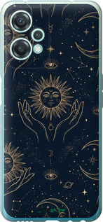 Силиконовый чехол Celestial Harmony: Sun & Moon Gold Mystic Pattern для OnePlus Nord CE 2 Lite - 6778u-2684 изображение 
