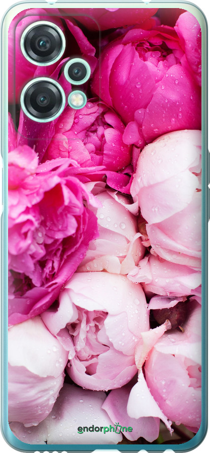 

Silicone Capa "Peónias cor-de-rosa" para OnePlus Nord CE 2 Lite