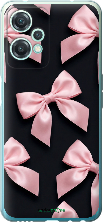 Силиконовый чехол Coquette Ribbons Dark Coquette для OnePlus Nord CE 2 Lite - 6767u-2684 изображение 