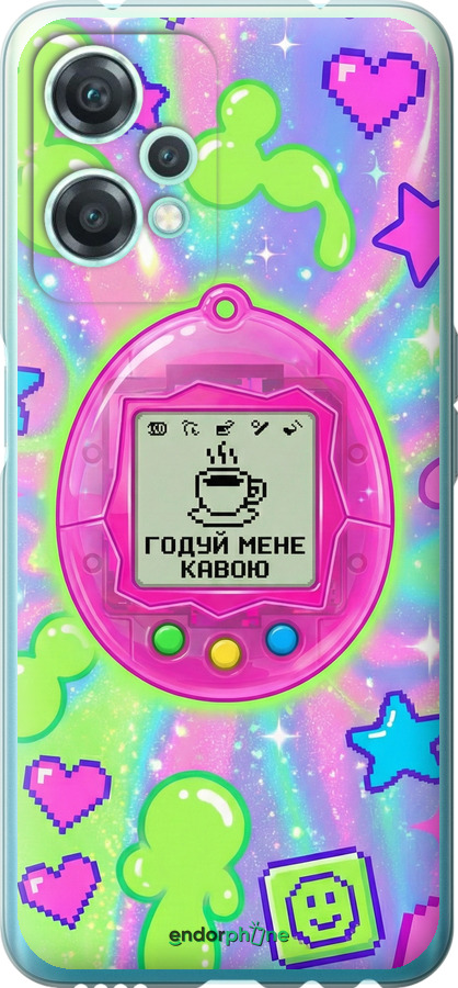 Силиконовый чехол Y2K Aesthetic Retro Pet: Годуй мене кавою для OnePlus Nord CE 2 Lite - 6784u-2684 изображение 