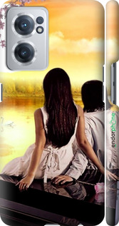 3D пластиковый матовый чехол Sunset для OnePlus Nord CE 2 - 6607m-2589 изображение 