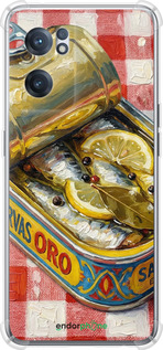 Силикон с усиленными углами чехол Vintage Sardine Tin Phone для OnePlus Nord CE 2 - 6772sp-2589 изображение 