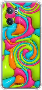 Силіконовий протиударний с посиленими кутами чехол Y2K Jelly Dream для OnePlus Nord CE 2 - 6780sp-2589 изображение 