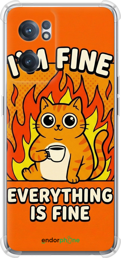 Силикон с усиленными углами чехол Funny Cat для OnePlus Nord CE 2 - 6786sp-2589 изображение 