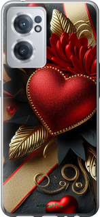 Силіконовий чехол Сердечки v2 для OnePlus Nord CE 2 - 5832u-2589 изображение 