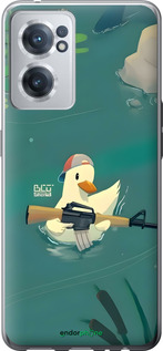 Силіконовий чехол Каченя з автоматом для OnePlus Nord CE 2 - 6356u-2589 изображение 
