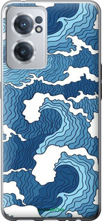 Силиконовый чехол Абстрактный рисунок морских волн для OnePlus Nord CE 2 - 6538u-2589 изображение 