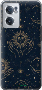 Силиконовый чехол 'Celestial Harmony: Sun & Moon Gold Mystic Pattern' для OnePlus Nord CE 2 изображение 5