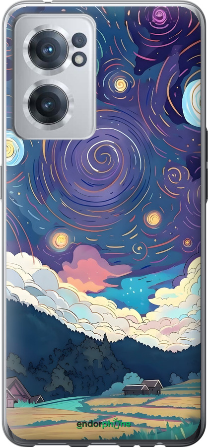 Силиконовый чехол Креативный арт для OnePlus Nord CE 2 - 6322u-2589 изображение 