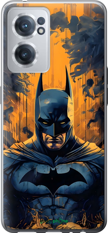 Силіконовий чехол Бетмен для OnePlus Nord CE 2 - 6335u-2589 изображение 