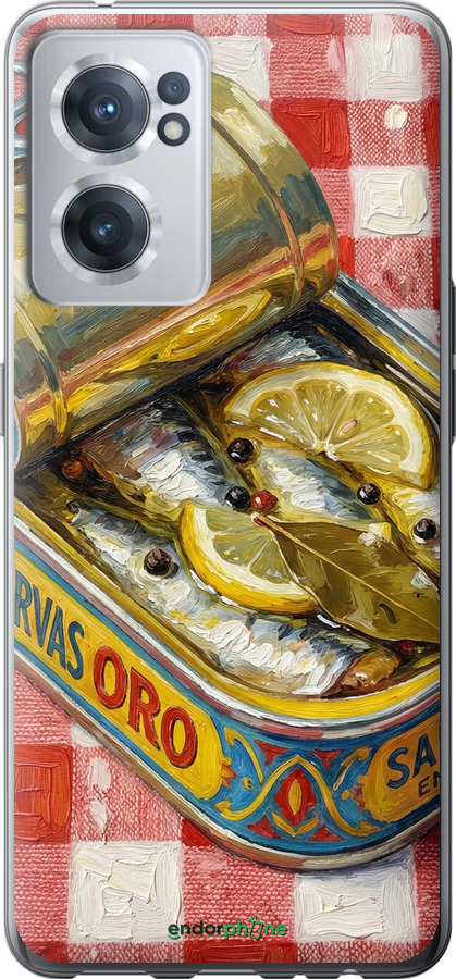Силиконовый чехол Vintage Sardine Tin Phone для OnePlus Nord CE 2 - 6772u-2589 изображение 