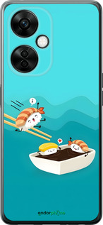 Силиконовый чехол Суши для OnePlus Nord CE 3 Lite 5G - 6354u-3144 изображение 