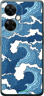 Силиконовый чехол Абстрактный рисунок морских волн для OnePlus Nord CE 3 Lite 5G - 6538u-3144 изображение 