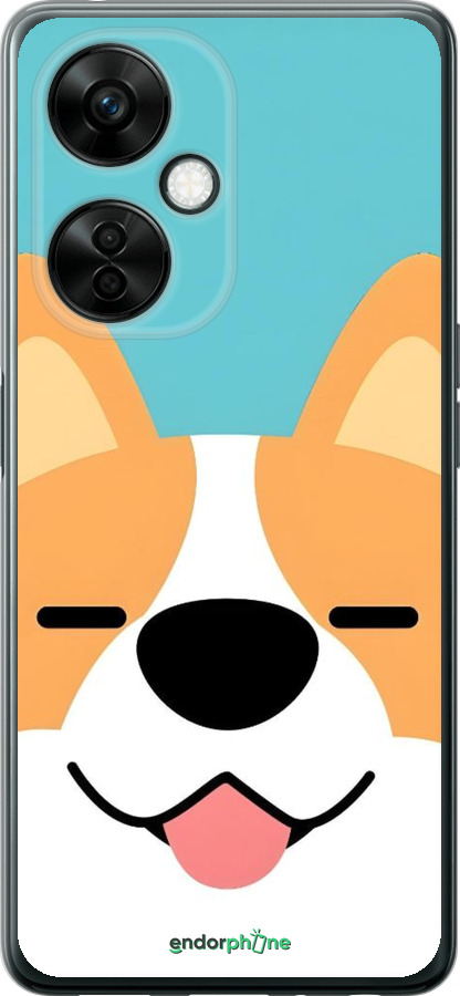 Силіконовий чехол Корги для OnePlus Nord CE 3 Lite 5G - 6280u-3144 изображение 