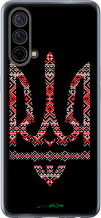 Силиконовый чехол Герб - вышиванка на черном фоне для OnePlus Nord CE 5G/CORE Edition 5G - 1196u-3484 изображение 