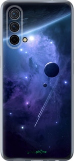 Силиконовый чехол Планеты в синем космосе для OnePlus Nord CE 5G/CORE Edition 5G - 171u-3484 изображение 