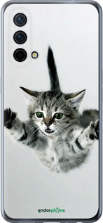Силиконовый чехол Летящий котёнок для OnePlus Nord CE 5G/CORE Edition 5G - 2322u-3484 изображение 