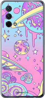 Силиконовый чехол Розовая галактика для OnePlus Nord CE 5G/CORE Edition 5G - 4146u-3484 изображение 