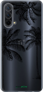 Силиконовый чехол Пальмы1 для OnePlus Nord CE 5G/CORE Edition 5G - 4634u-3484 изображение 