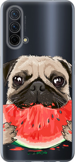 Силиконовый чехол Мопс и арбуз для OnePlus Nord CE 5G/CORE Edition 5G - 4665u-3484 изображение 