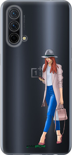 Силиконовый чехол Девушка 1 для OnePlus Nord CE 5G/CORE Edition 5G - 4751u-3484 изображение 