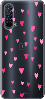 Силиконовый чехол Сердечки 2 для OnePlus Nord CE 5G/CORE Edition 5G - 4763u-3484 изображение 