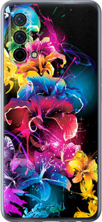 Силиконовый чехол Абстрактные цветы для OnePlus Nord CE 5G/CORE Edition 5G - 511u-3484 изображение 