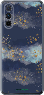Силиконовый чехол Ночь золотые звезды для OnePlus Nord CE 5G/CORE Edition 5G - 5421u-3484 изображение 