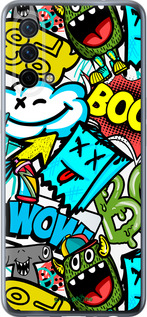 Силиконовый чехол Стикеры v4 для OnePlus Nord CE 5G/CORE Edition 5G - 5508u-3484 изображение 