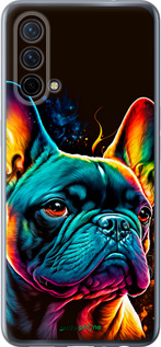 Силиконовый чехол Яркий бульдог для OnePlus Nord CE 5G/CORE Edition 5G - 5547u-3484 изображение 