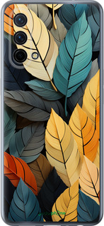 Силиконовый чехол Кольорове листя для OnePlus Nord CE 5G/CORE Edition 5G - 5644u-3484 изображение 